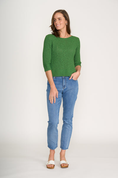 Foil - Knitty Gritty Sweater CFO8192. Palm.