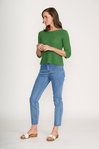 Foil - Knitty Gritty Sweater CFO8192. Palm.
