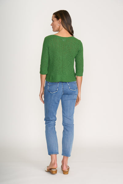 Foil - Knitty Gritty Sweater CFO8192. Palm.