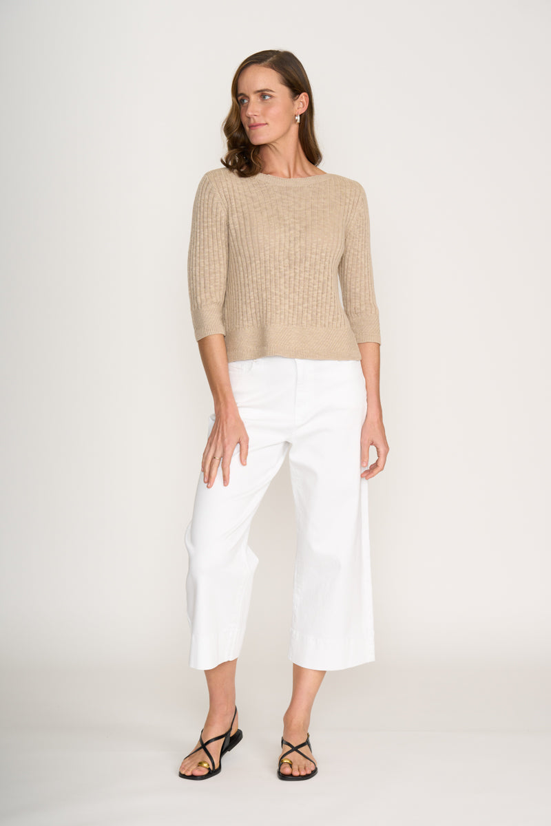 Foil - Knitty Gritty Sweater CFO8192. Sand.