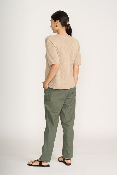 Foil - Knitty Gritty Cardigan CFO8213. Sand.