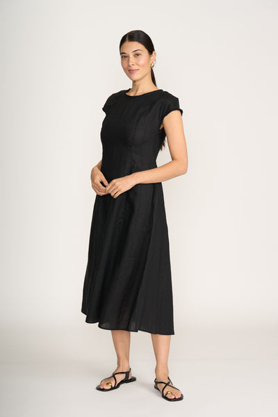 Foil - CFO8241 Festival Event Dress. Black.