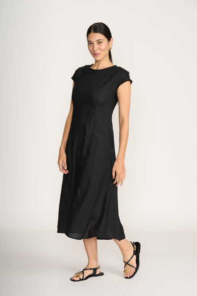 Foil - CFO8241 Festival Event Dress. Black.