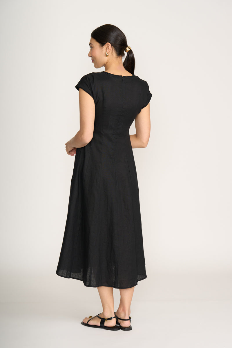 Foil - CFO8241 Festival Event Dress. Black.