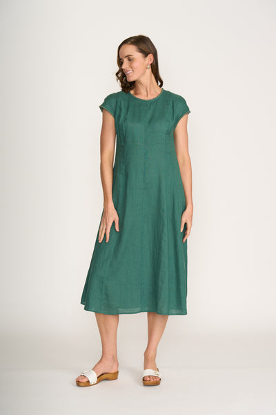 Foil - CFO8241 Festival Event Dress. Thyme.