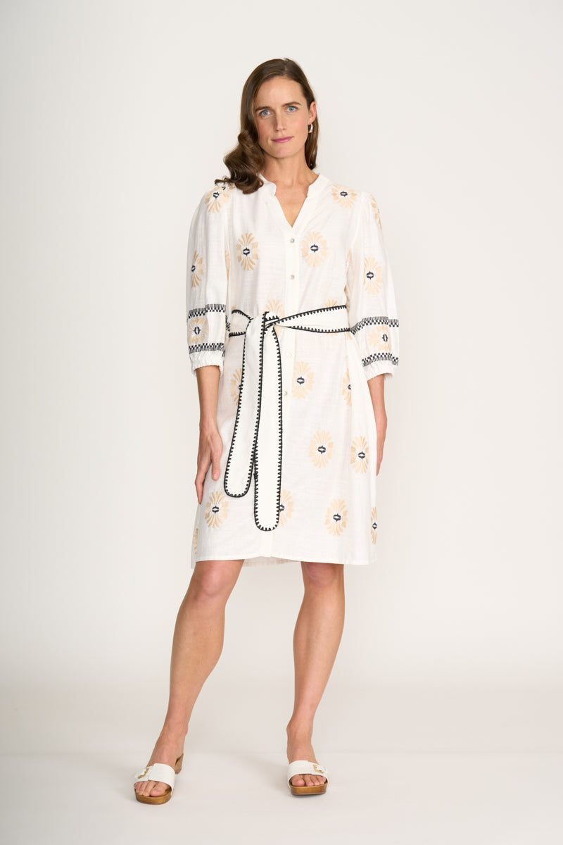 Foil - CFO8267 Ab-Sew-Lutely Beautiful Dress. Sand Geo.