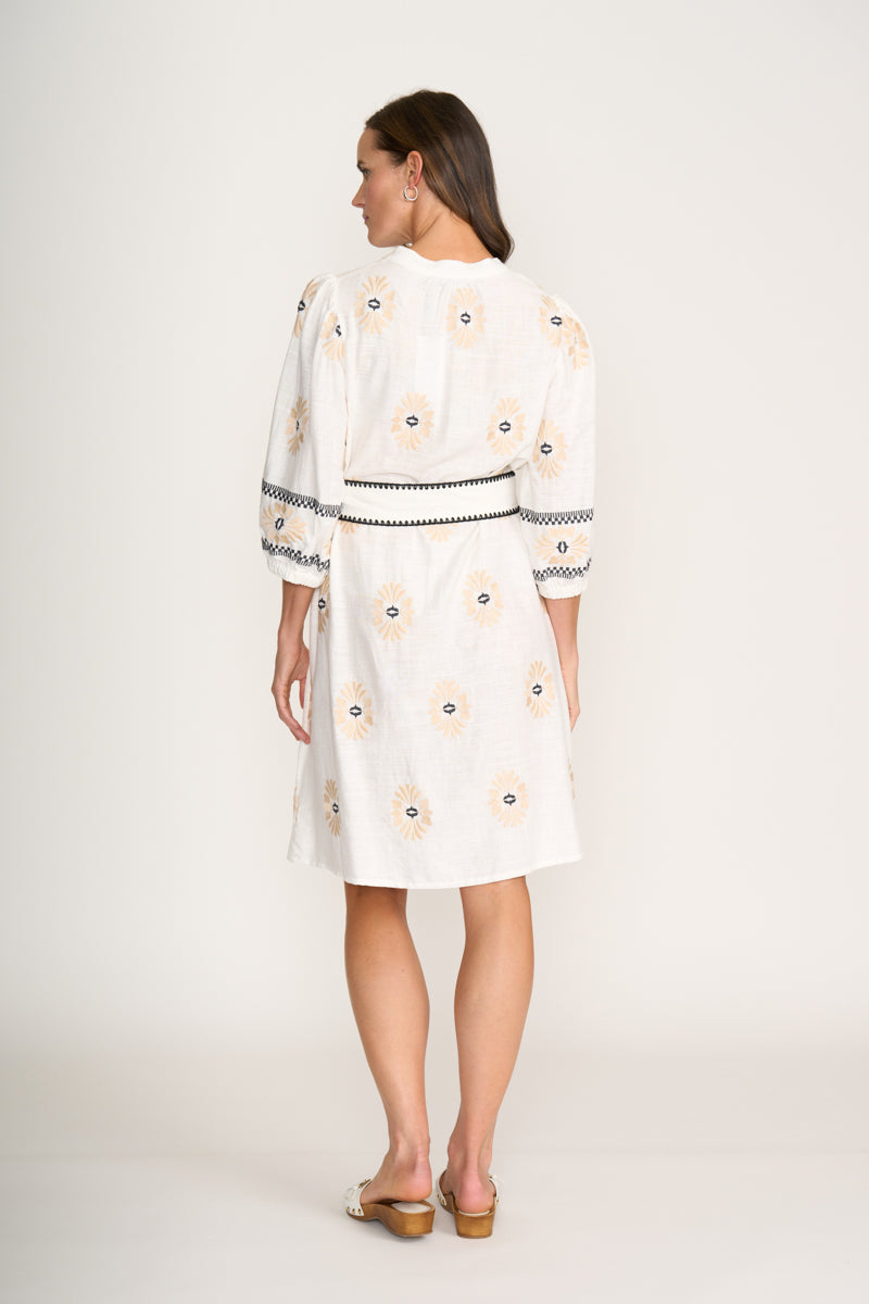Foil - CFO8267 Ab-Sew-Lutely Beautiful Dress. Sand Geo.