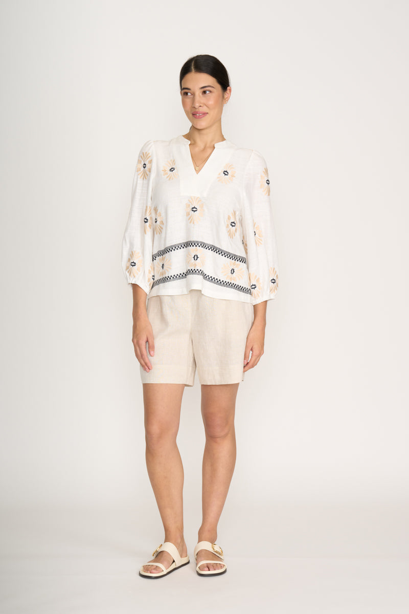 Foil - CFO8308 Sew Fancy Top. Sand Geo.