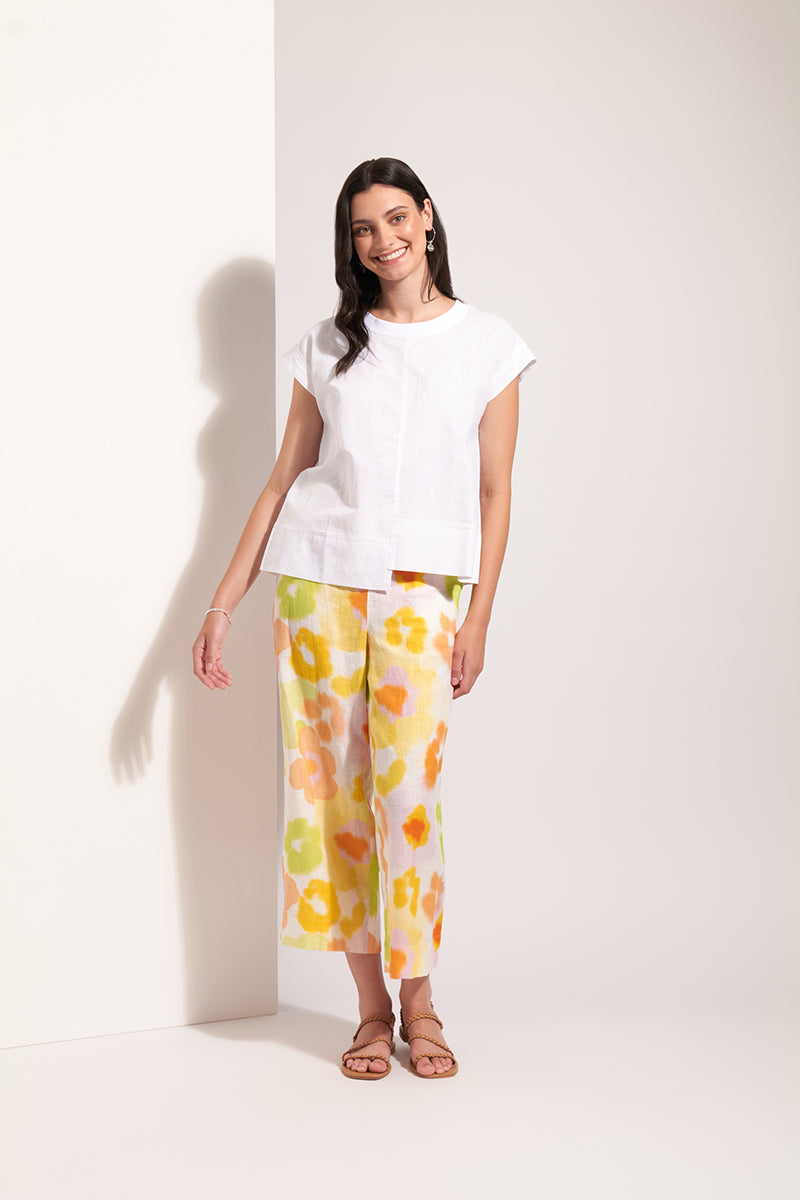 Foil - Cut Of Your Rib Top CFO8341. White.