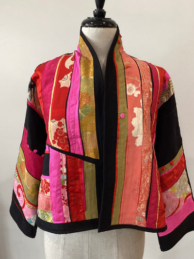 Monika Freidel Crop Kimono Jacket - Pinks