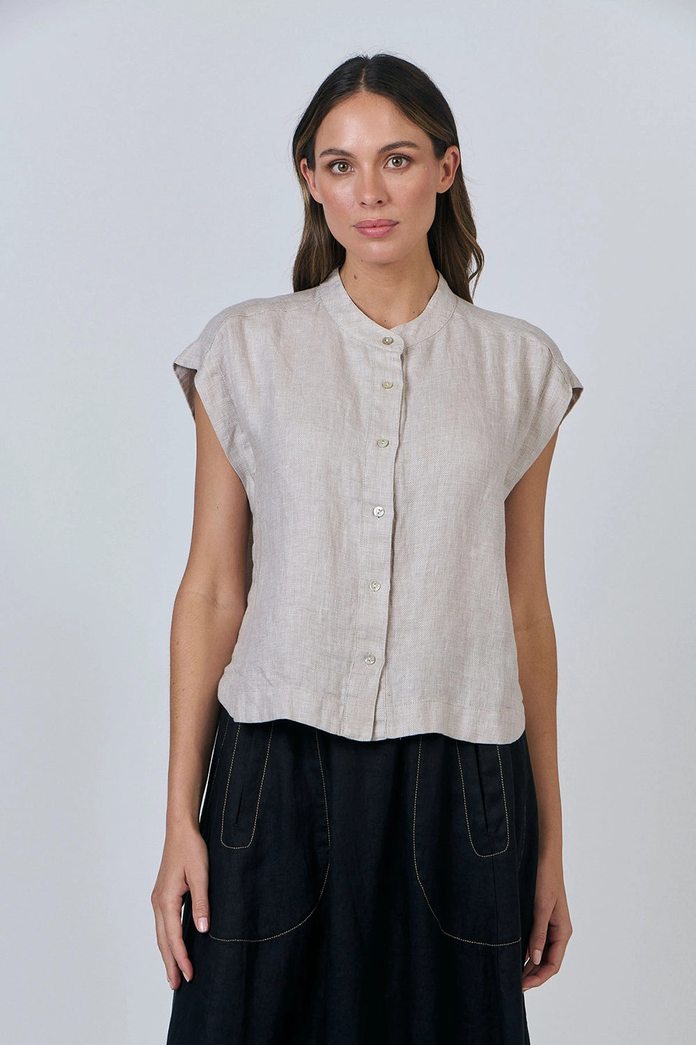Naturals by O&J - GA429 Top. Dune.