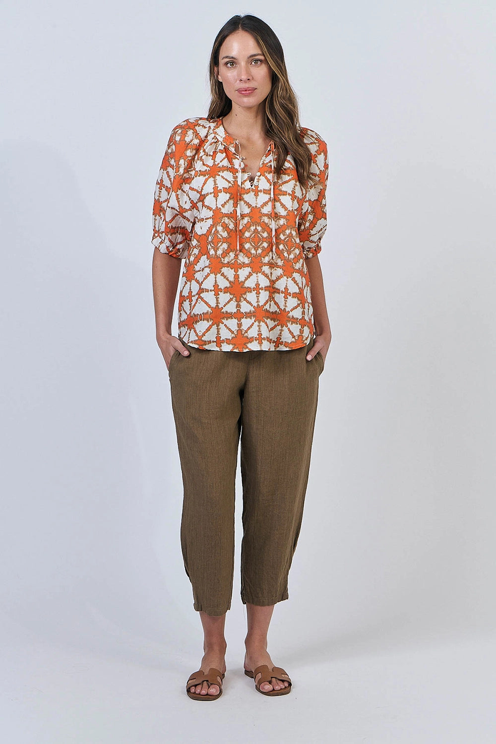 Naturals by O&J - GA615 Pant. Tobacco.