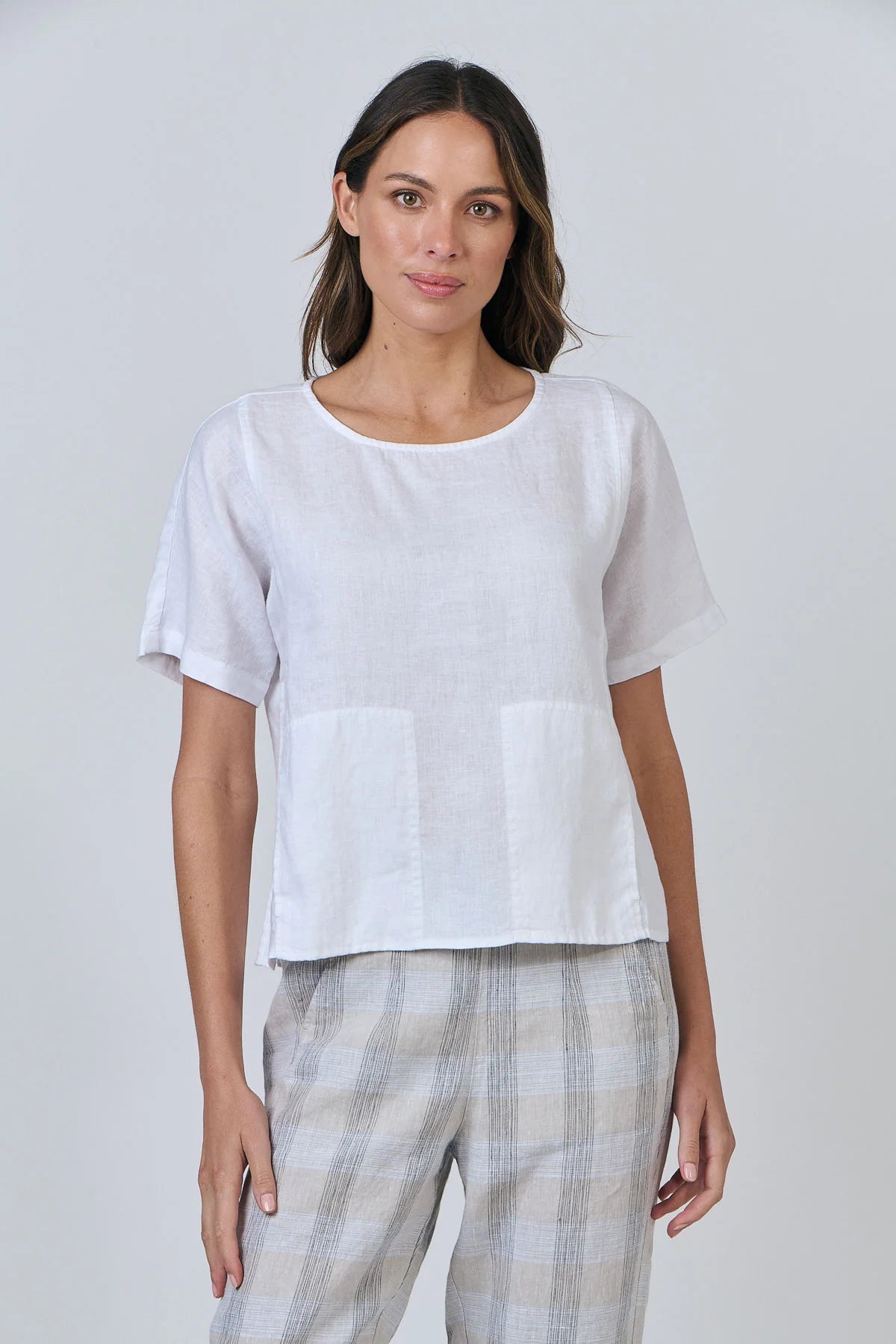 Naturals by O&J - GA587 Top.White.