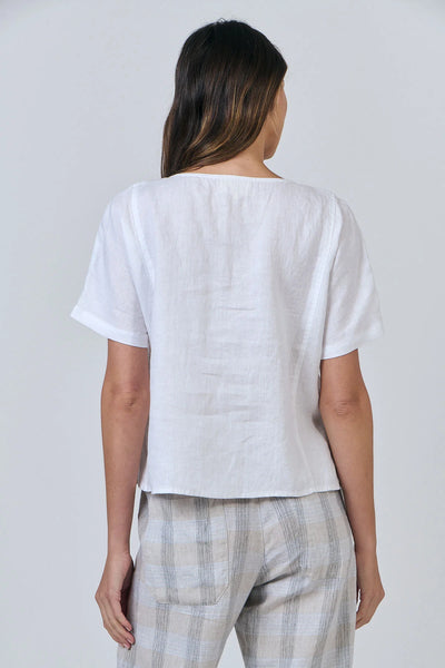 Naturals by O&J - GA587 Top.White.