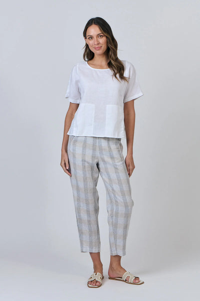 Naturals by O&J - GA587 Top.White.