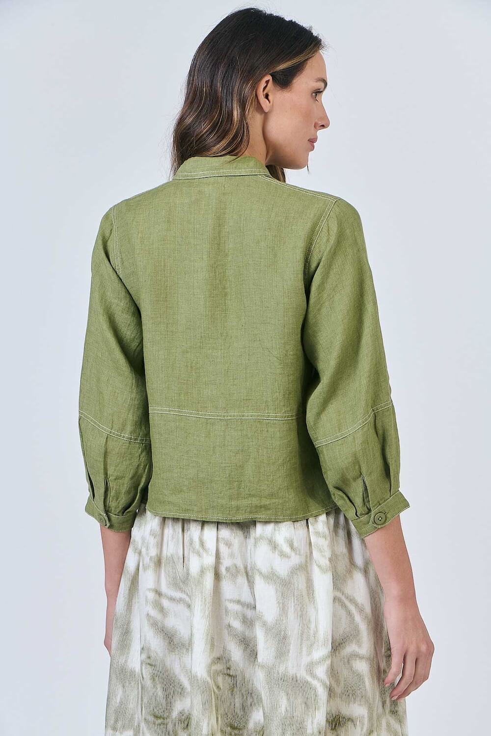 Naturals by O&J - GA598 Jacket. Moss.