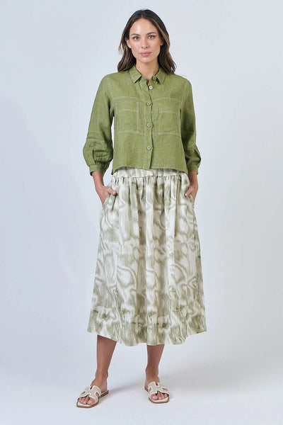 Naturals by O&J - GA598 Jacket. Moss.