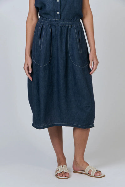 Naturals by O&J - GA639 Skirt. Poseidon.