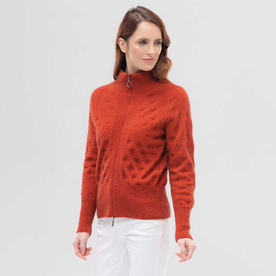 Merinomink Madeline Jacket Tamarillo