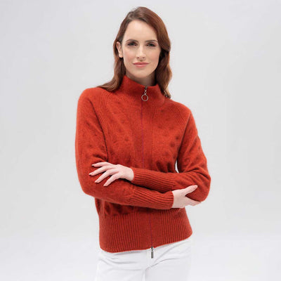 Merinomink Madeline Jacket Tamarillo