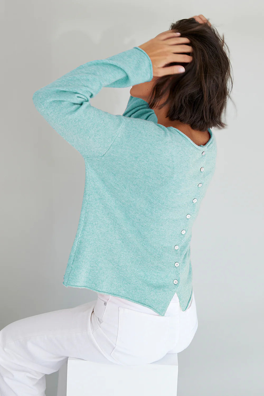 Mia Fratino - Pure Reversible Button Cardi