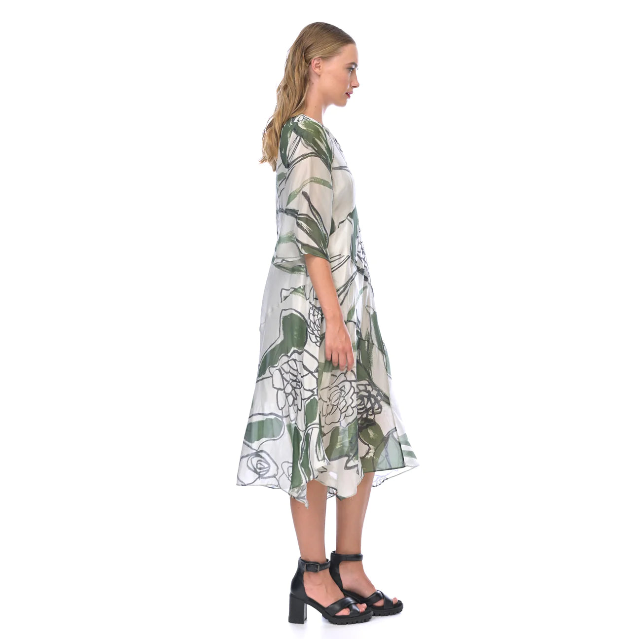 Megan Salmon - Verdant Dervish dress.