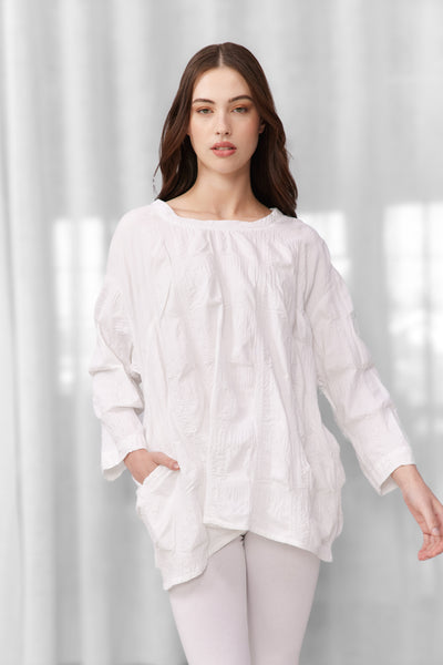 Vale and Ward - Amber Top. White Seer.