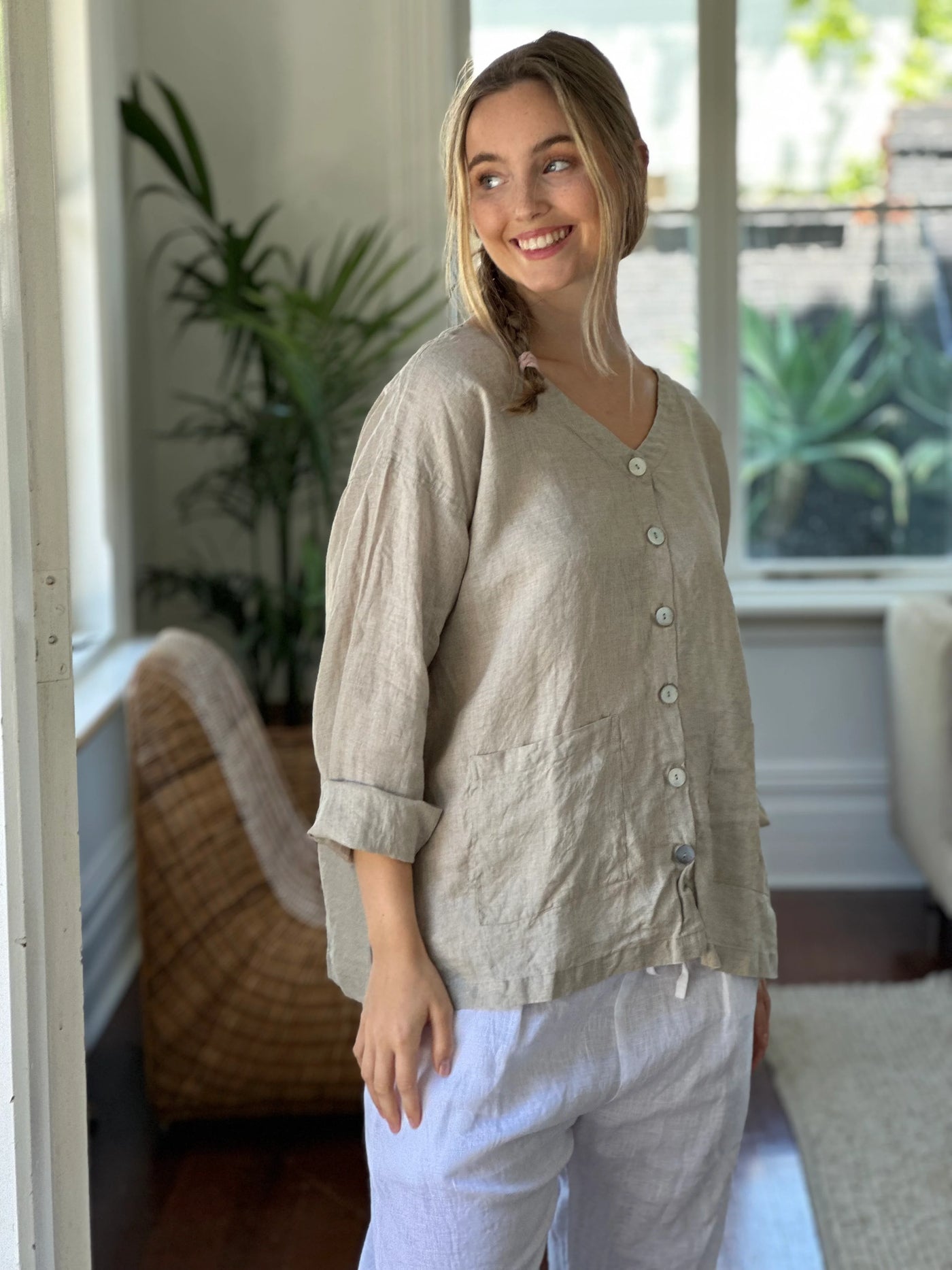 Frockk - Jamie Jacket. Natural.