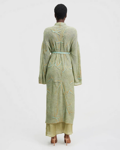 Mes Demoiselle - Barucha Knit Coat. Green