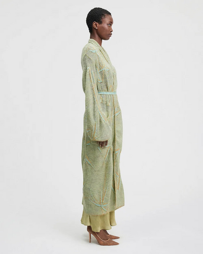 Mes Demoiselle - Barucha Knit Coat. Green