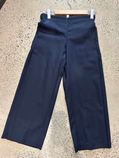 Vale and Ward - Mandy Wool Pant. Navy.