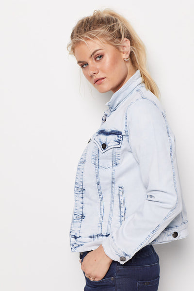 New London Jean - Hornsby HB Trucker Denim. Ice Bleach