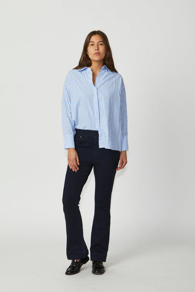 New London Jean - Olympia Pull On Flare Jean. DW