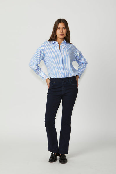 New London Jean - Olympia Pull On Flare Jean. DW