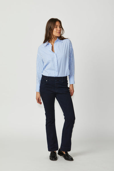 New London Jean - Olympia Pull On Flare Jean. DW