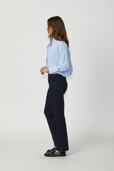 New London Jean - Olympia Pull On Flare Jean. DW