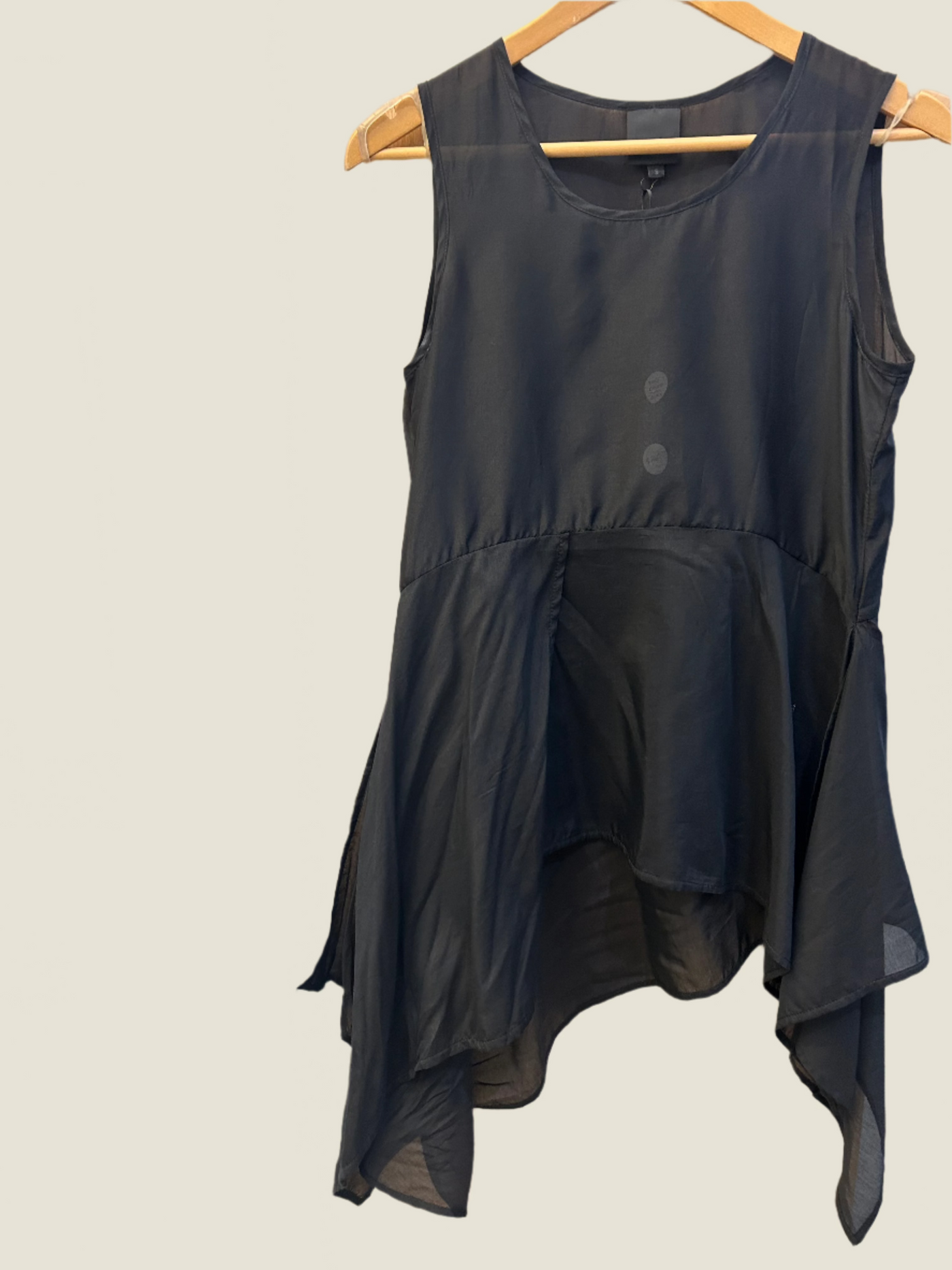 Dogstar - Yuki Drape Tunic. Black