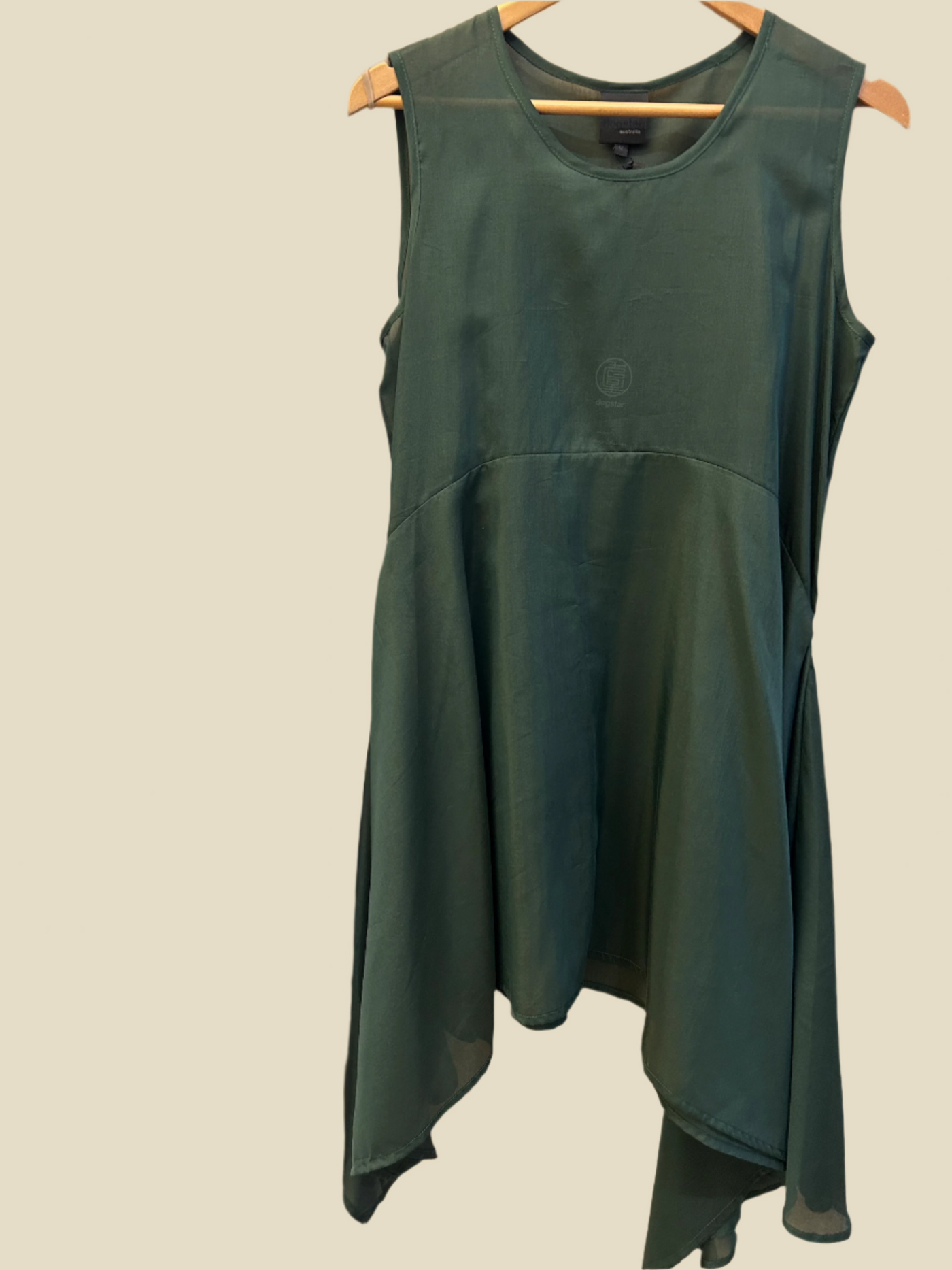 Dogstar - Yuki Drape Tunic. Pine.