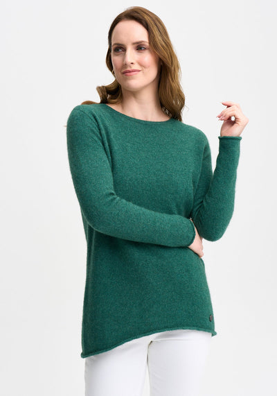 Merino Mink - Essential Sweater. Fern.