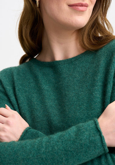 Merino Mink - Essential Sweater. Fern.