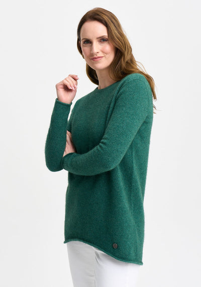 Merino Mink - Essential Sweater. Fern.