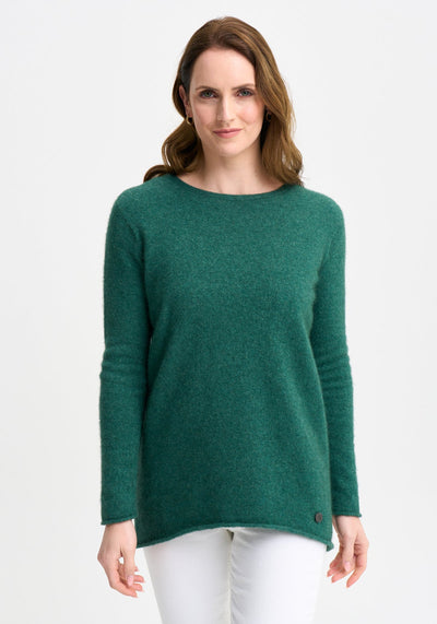 Merino Mink - Essential Sweater. Fern.