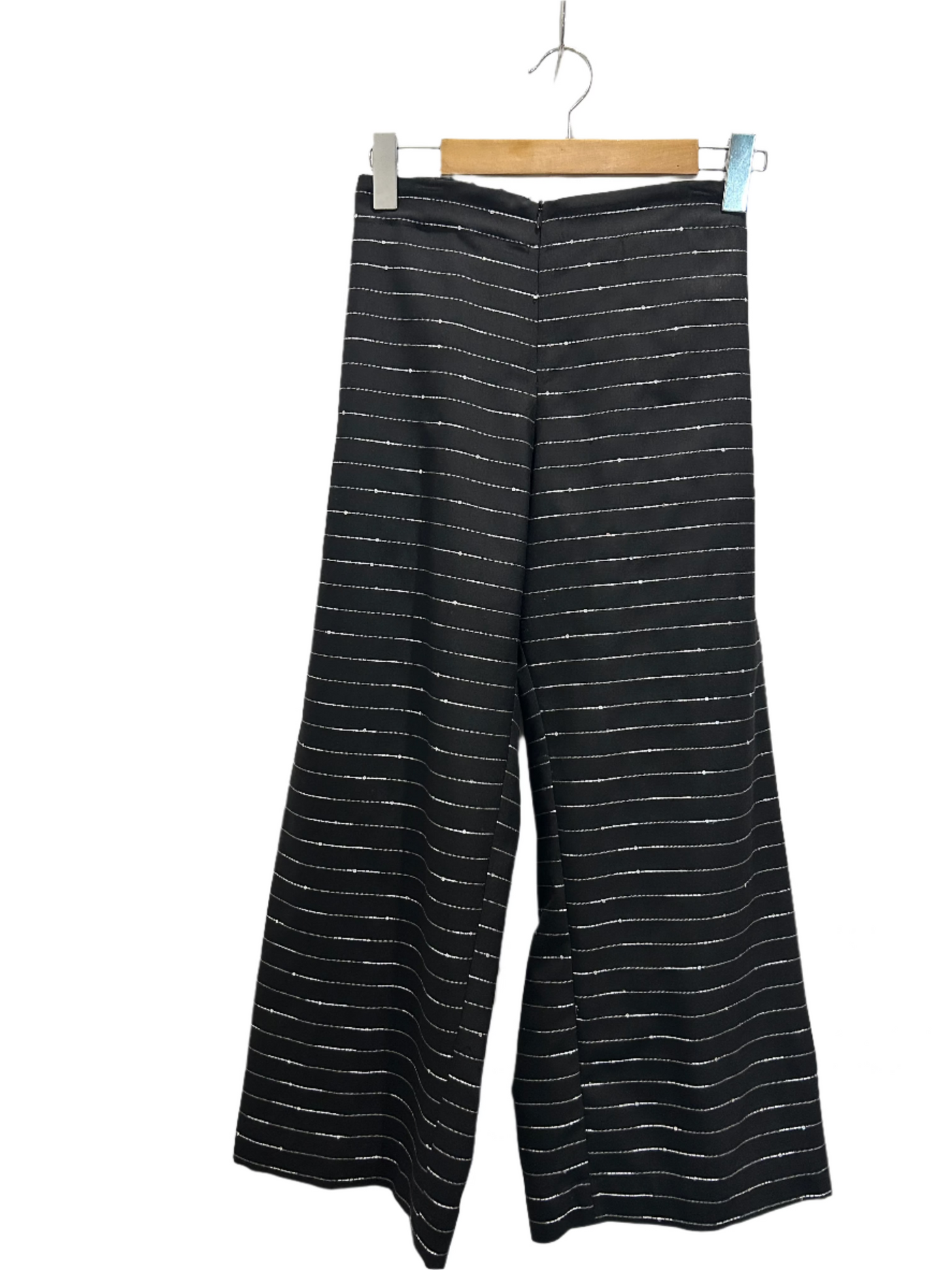 Vale and Ward - Mandy Pant. Silver Stripe