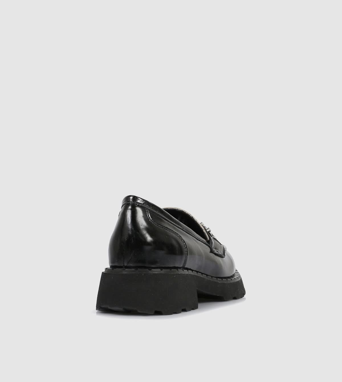 Sempre Di - Delaney Loafer. Black/Beige