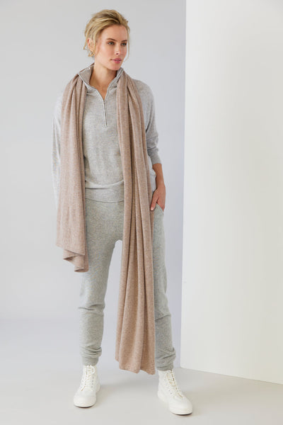 Mia Fratino - Cashmere Travel Wrap. Toast