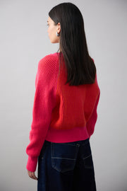 Mia Fratino - Frankie Cardigan. Watermelon/Aperol