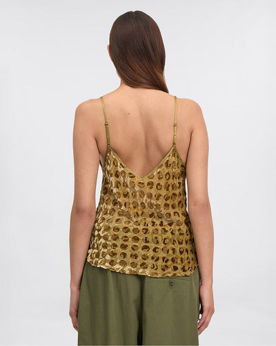Mes Demoiselles - Kado Top. Kaki Dots