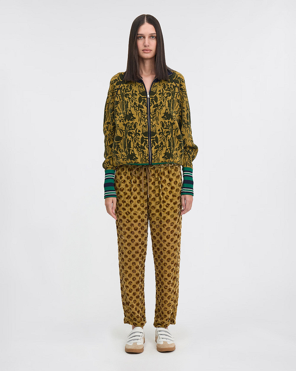 Mes Demoiselles - Kusa Pants. Kaki Dots