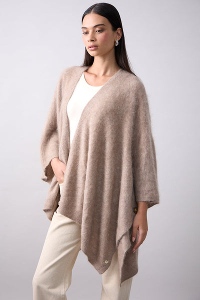 Mia Fratino - Dillon Split Wrap. Biscuit