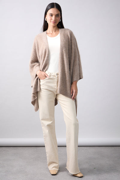 Mia Fratino - Dillon Split Wrap. Biscuit